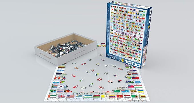 EuroGraphics Flags of The World Puzzle (1000-Piece) (6000-0128) - Image 3