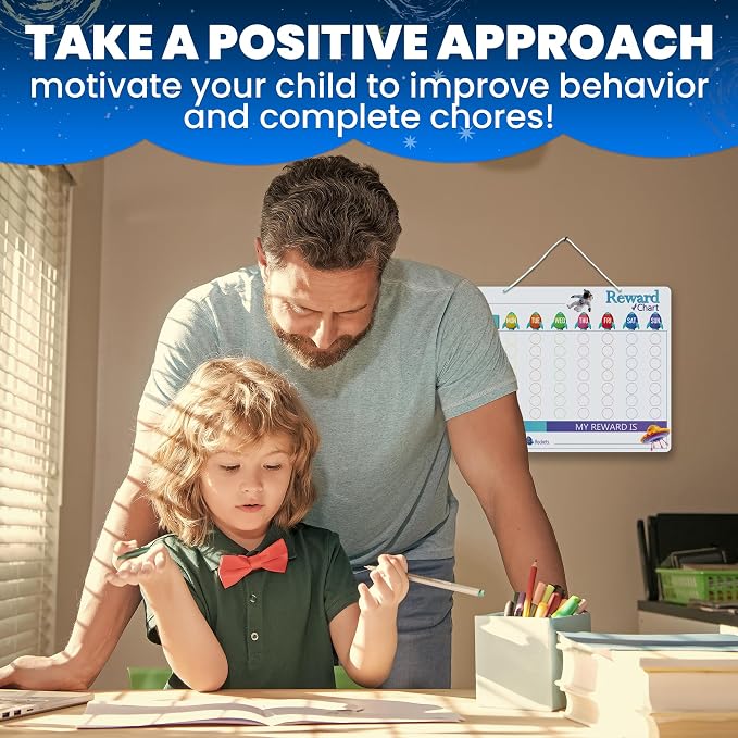 Magnetic Behavior Chore Chart for Kids at Home - Reward Chart for Kids - Image 4
