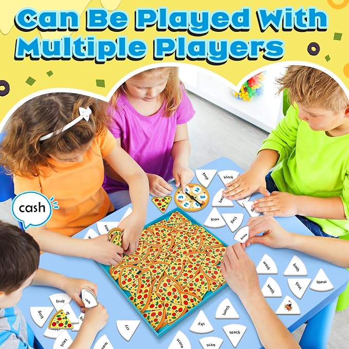Blends & Digraphs Phonics Games for Kids, Learn to Read Phonics Flash Cards, Sight Words Word Games Spelling Reading Games, Speech Therapy Toys Kindergarten Preschool Learning Activities - Image 6