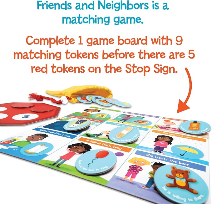 Peaceable Kingdom Friends and Neighbors: The Helping Game Emotional Development Cooperative Game for Kids - Image 5