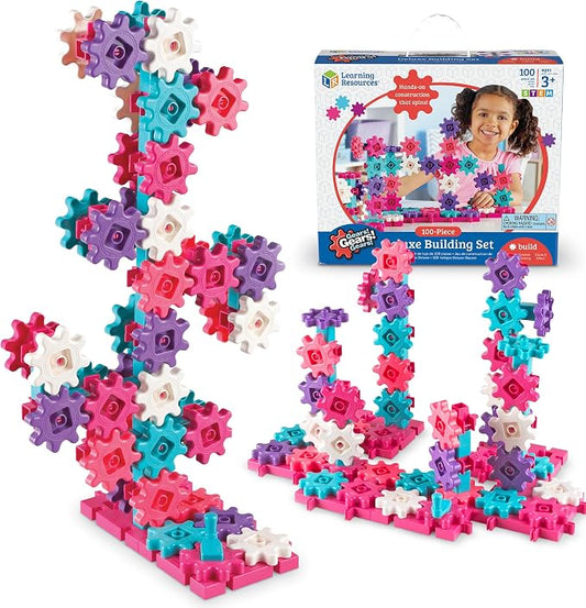 Learning Resources Gears Deluxe Building Set, Pink by LearningResources