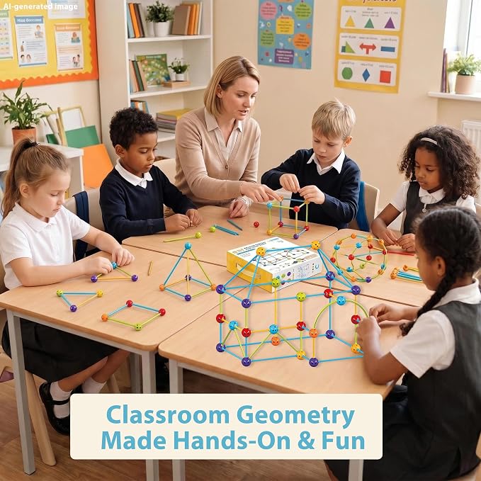 COUOMOXA 253 Pcs STEM Building Toys with Sound Bells - Image 5