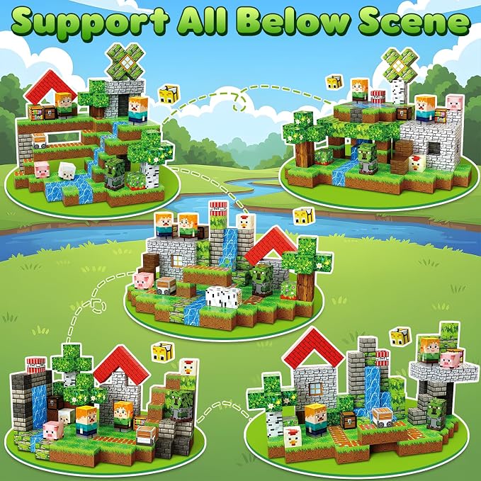 150PCS Magnetic Blocks, Building Cubes, Boys Kids Gifts Toys - Image 4