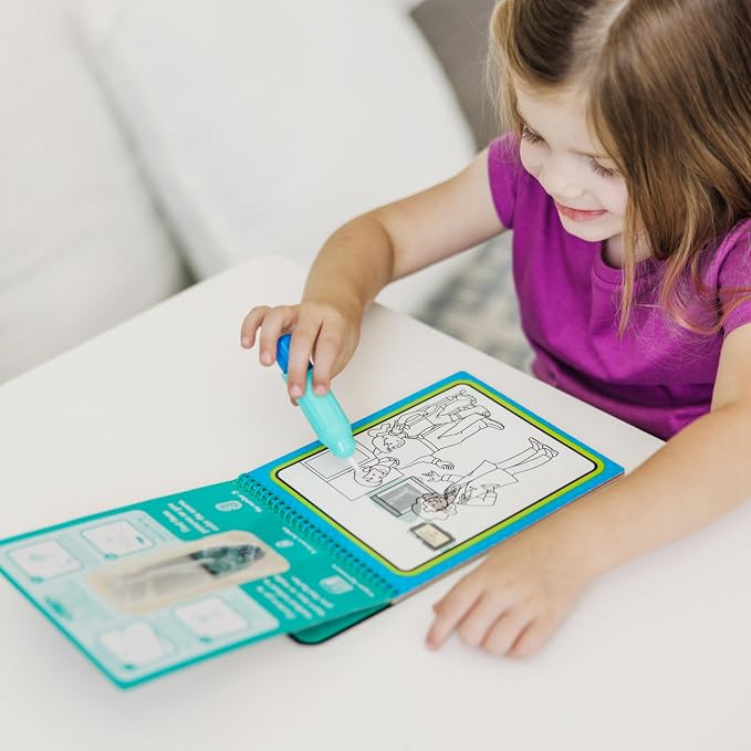 Melissa & Doug On The Go Water Wow! Reusable Water-Reveal Activity Pad- Occupations - Image 2