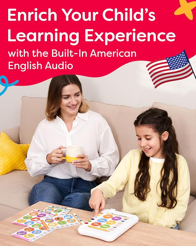 Phonics Machine Learning Pad - Electronic Reading Game for Kids Age 5-11 - Learn to Read with 720 Phonic and Letter Sound Questions - Image 7