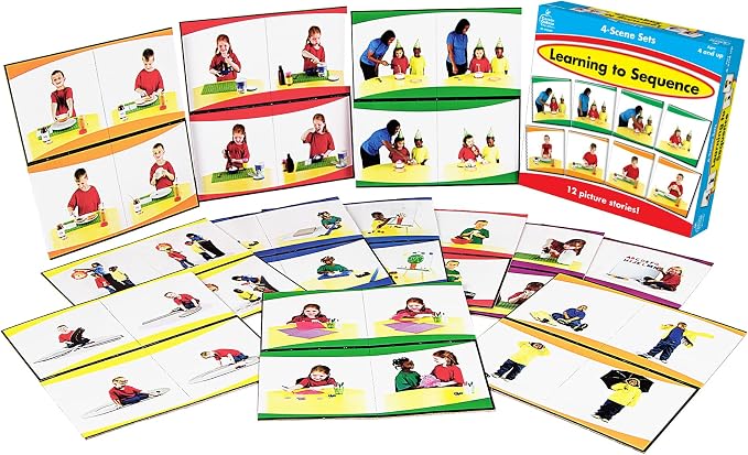 Carson Dellosa Learning to Sequence Pre-Reading Puzzle Game Set for Kids, Preschool Learning Activity, Storytelling Game for Classroom and Homeschool (42 pc) - Image 6