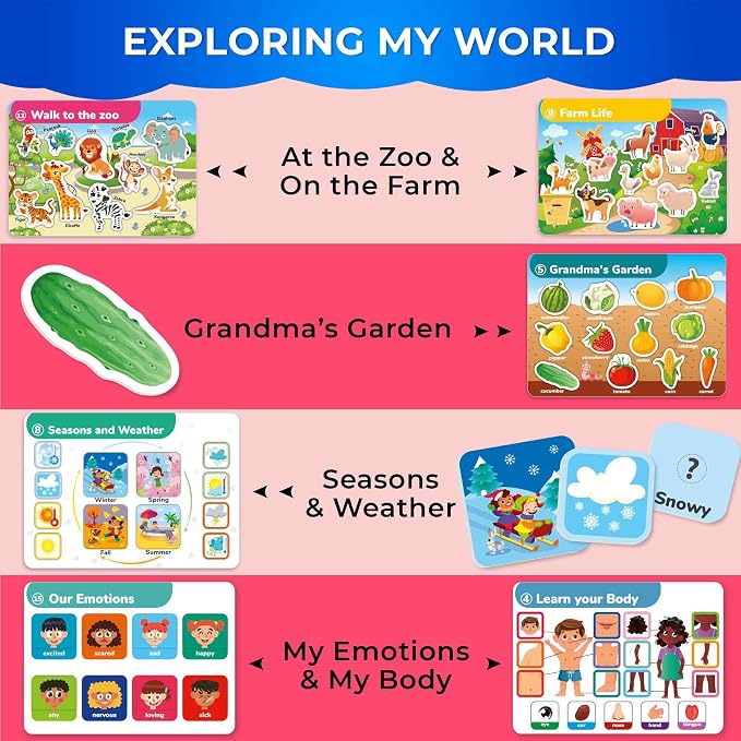 Montessori Busy Book for Toddlers 3-5 — Learning Toys for Kids 1-3 and 2-4 - Image 6