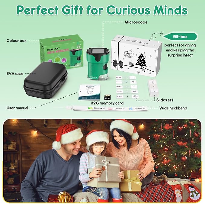 Kids Digital Microscope Science Gift: Complete STEM Toy Kit for Ages 4-12 - Image 6