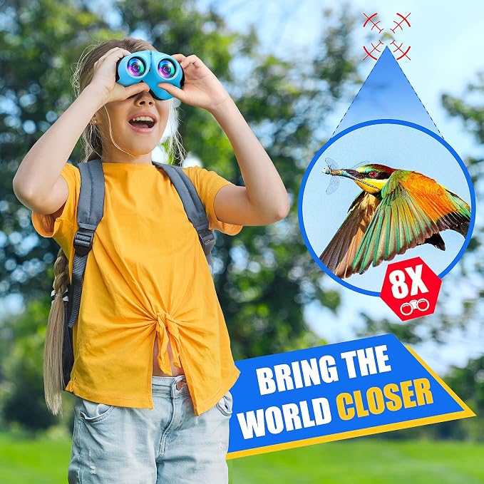 LET'S GO! Binocular for Kids, Compact High Resolution Shockproof Binoculars - Image 2