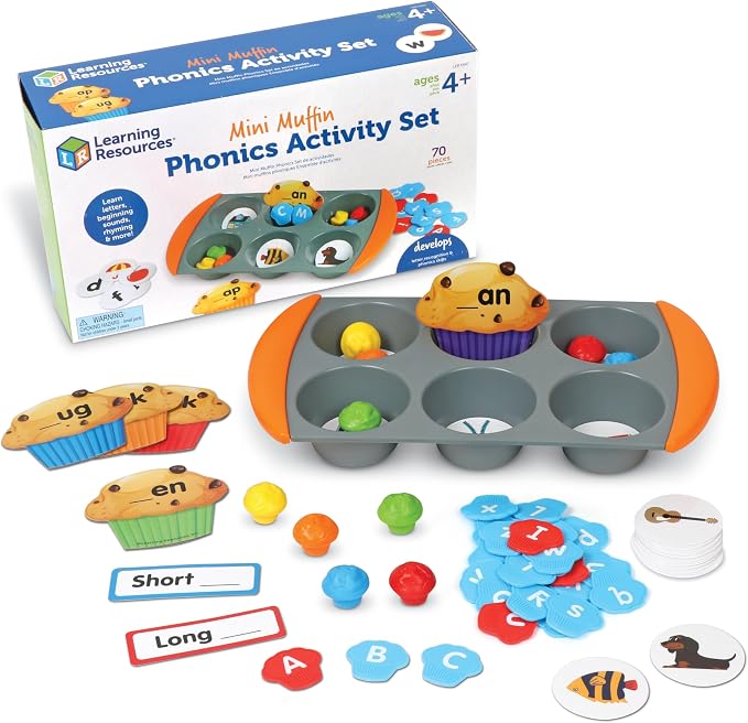 Learning Resources Mini Muffin Phonics Activity Set by LearningResources