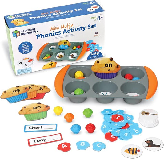 Learning Resources Mini Muffin Phonics Activity Set by LearningResources