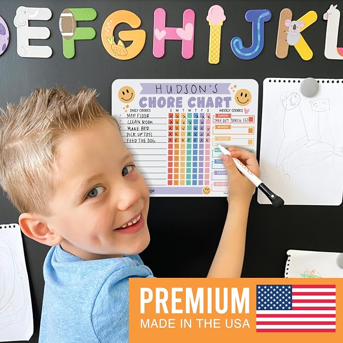 Magnetic Chore Chart for Kids Multiple Kids Chore Board for Home and School - Image 5