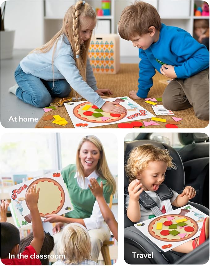 CHEFAN Pizza Counting Toddler Toys, Toddler Number Learning Toys, Preschool Math Games, Manipulatives for Preschool - Image 4
