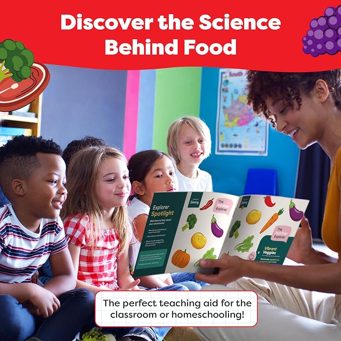 Baketivity Nutrition Explorer Kit STEM Learning Birthday Gifts for Kids - Image 7