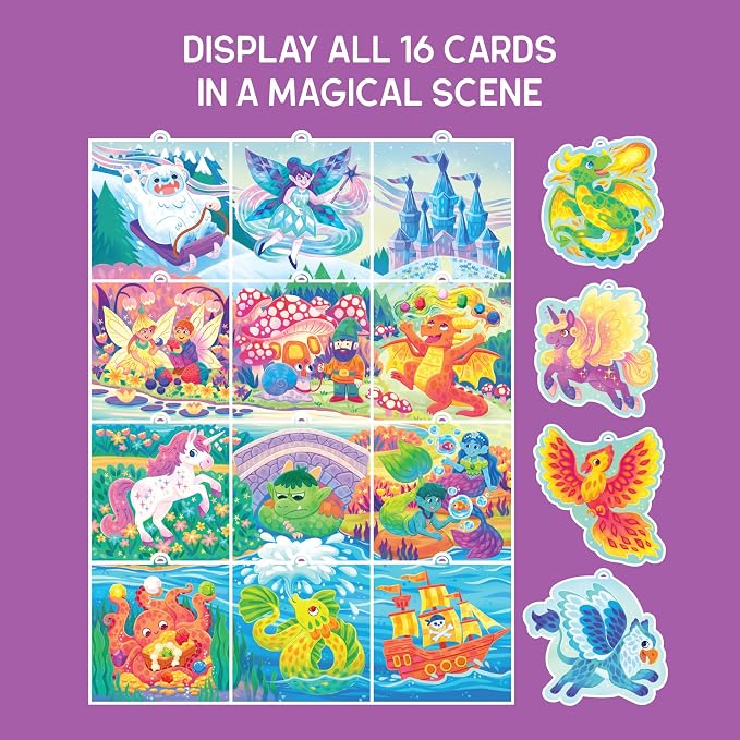Educational Insights Jumbo Gem Kit - DIY Crafts for Kids Ages 4-8, Mess Free Toddler Arts and Crafts, Diamond Painting Kits for Kids 5-7, Beginner Paint By Gem Art Kits, Sticker Diamond Craft Kit - Image 4