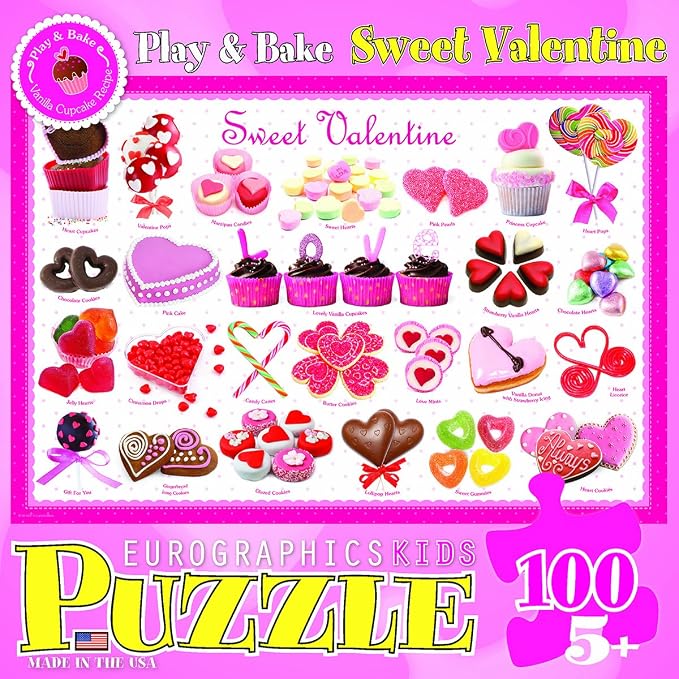 Sweet Valentine Puzzle, 100-Piece - Image 4