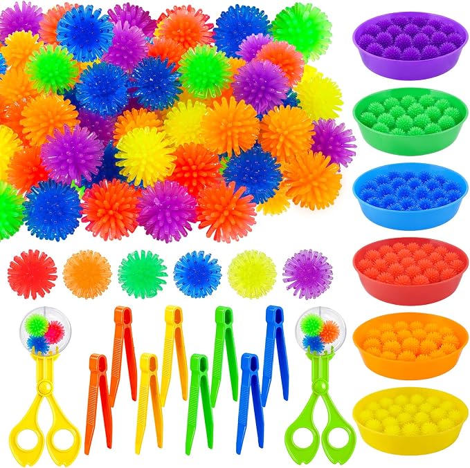 Bbiamsleep 136 Pcs Sensory Bin Filler Fine Motor Skills Sensory Bin Items - Image 7
