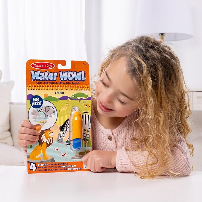 Melissa & Doug On The Go Water Wow! Reusable Water-Reveal Activity Pad - Safari - FSC Certified - Image 9