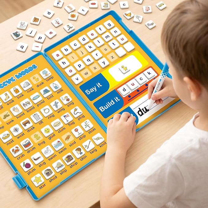 Aizweb CVC Word Games: Magnetic Letter Tiles for Phonics&Word Family,Age 5+ - Image 6