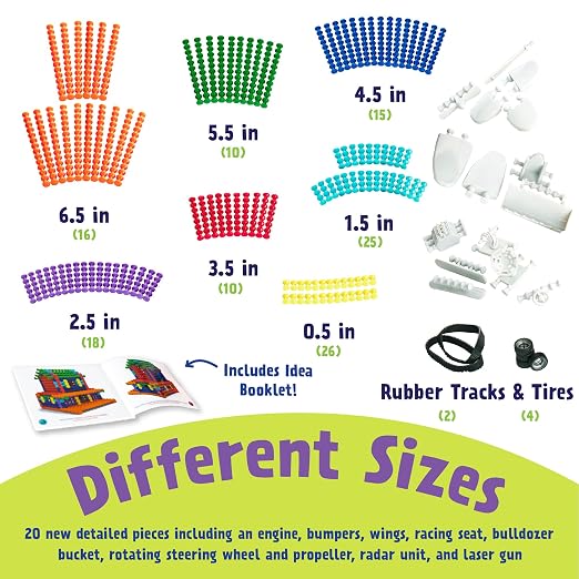 POPULAR PLAYTHINGS Playstix, Master Set 141 Piece, Building Sticks Kit - Image 5
