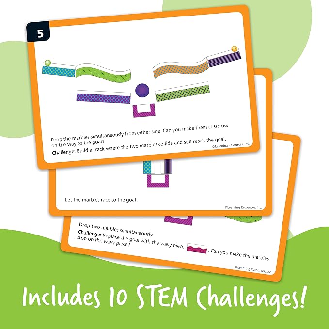 Learning Resources Tumble Trax Magnetic Marble Run - Image 6