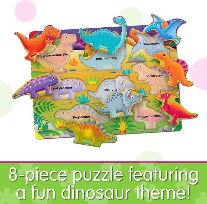 The Learning Journey: My First Lift & Learn - Dinosaurs – Early Active Puzzle Intellectual Development - Boys & Girls Puzzle Play Toddler Toys & Gifts for Ages 2-5 Award Winning - Image 2