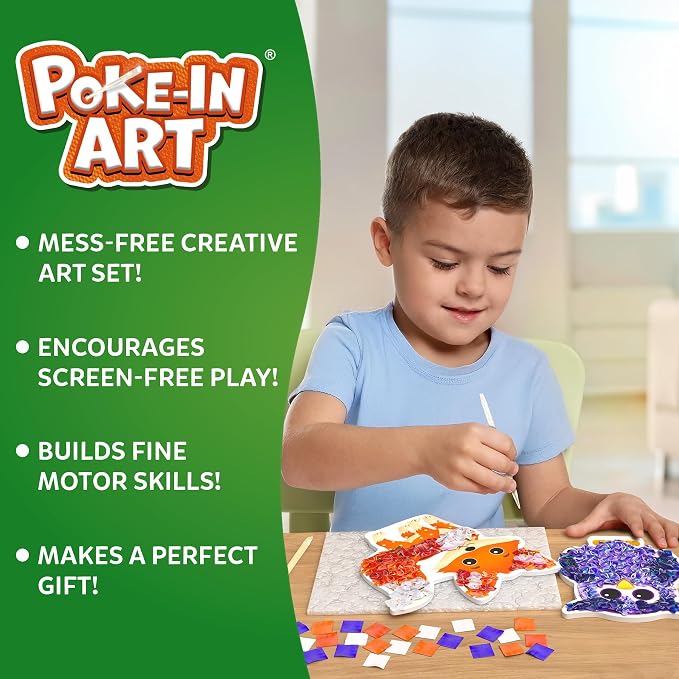 Skillmatics Poke-in Art – Animals, Wood Craft Kit, Gift for Boys & Girls - Image 2