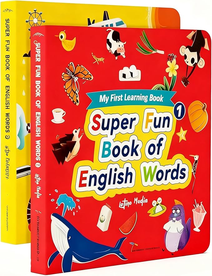KOKODI Talking Books, 2pcs Vocabulary Books, Interactive Audio Sound Books, Compatible with KOKODI Talking Pen (Vocabulary Books Only, No Pen) by WhereKidsLearnThroughPlay