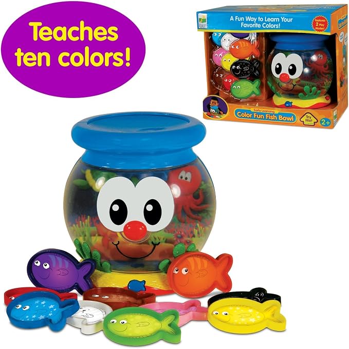 The Learning Journey: Learn With Me - Color Fun Fish Bowl - Color Teaching Toddler Toys & Gifts for Boys & Girls Ages 2 Years and Up - Preschool Learning Toy, Multicolor - Image 3