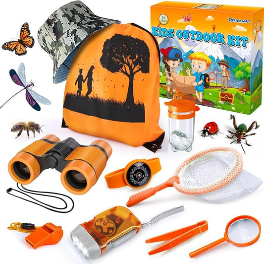 Kids Explorer Kit & Bug Catcher Kit, 10 Pcs Kids Outdoor Exploration Set by YOPINSAND