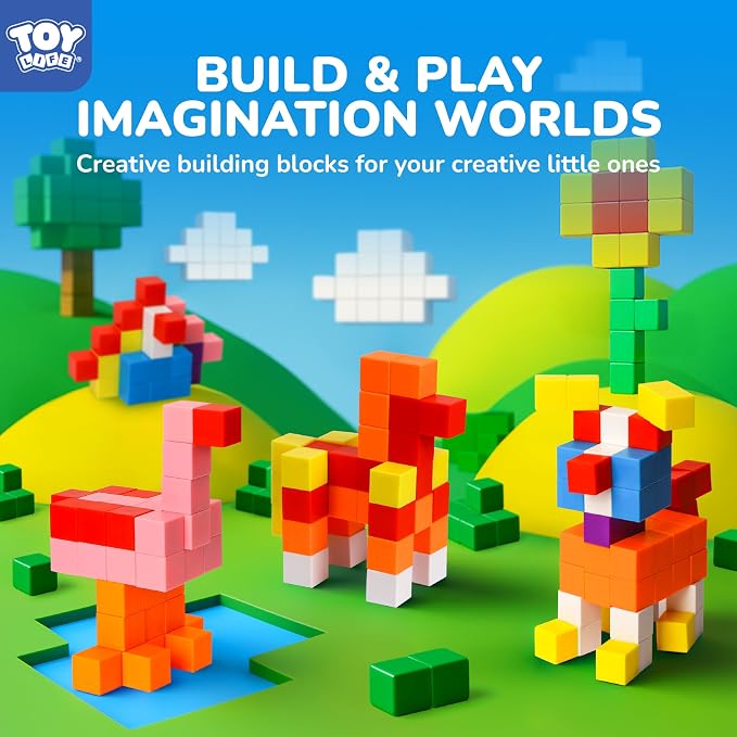 TOY Life Primary Magnetic Blocks, 64-Piece STEM Set, Ages 3-8 - Image 2