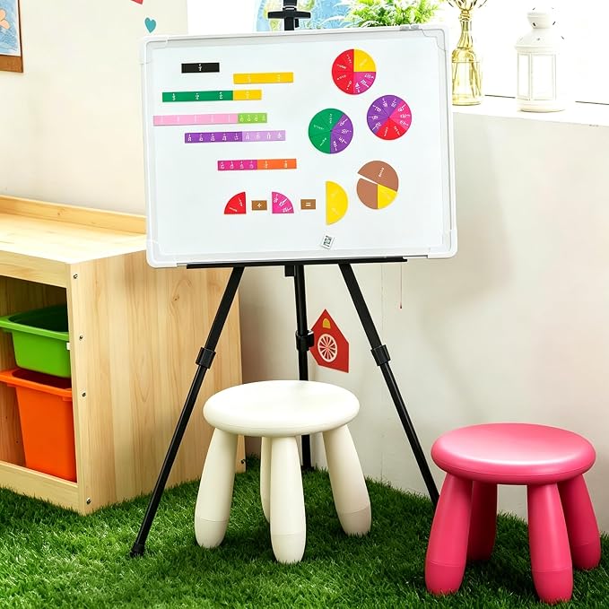 Meetory 180pcs Magnetic Fraction Tiles Circles, Rainbow Math Manipulatives Set for Preschool Elementary School Teacher, Prefect Classroom Learning Tools, Homeschool Supplies - Image 7