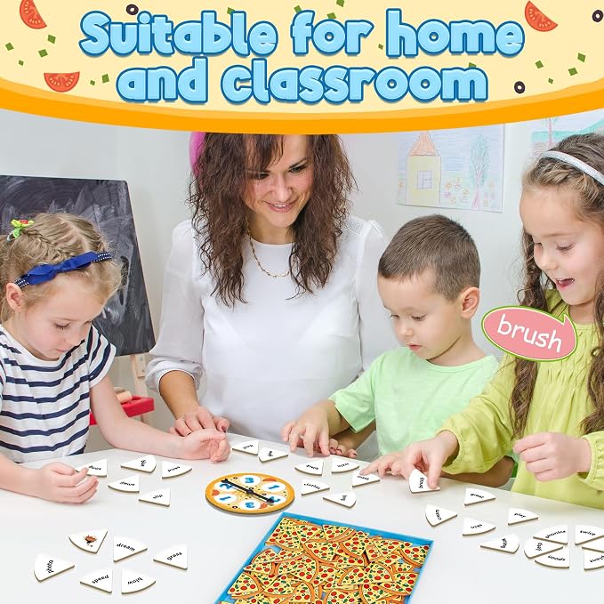 Kasfalci Blends Word Games: Phonics Flash Cards, Speech Therapy Toys for Toddlers & Kindergarten Preschool Learning Activities - Image 7