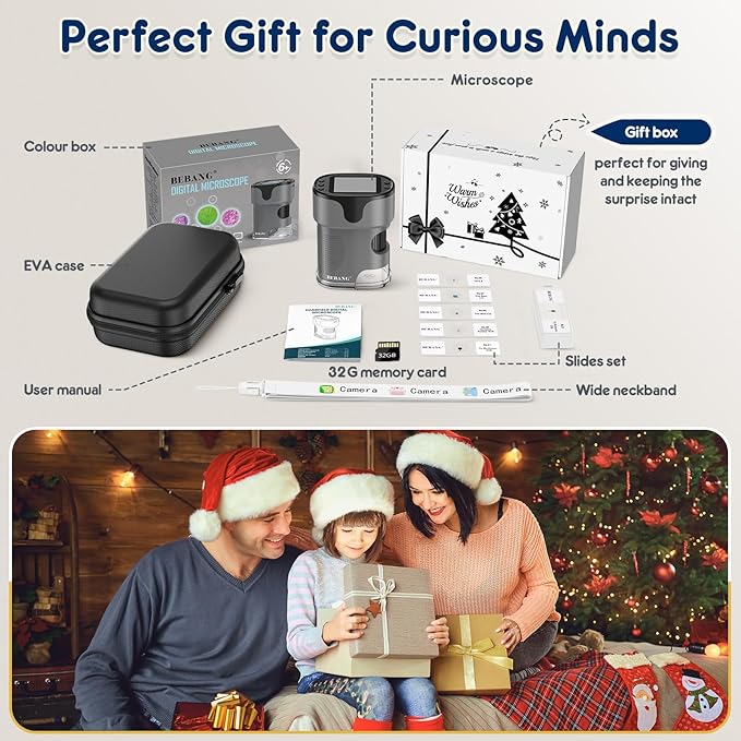 Kids Digital Microscope Science Gift: Complete STEM Toy Kit for Ages 4-12 - Image 6