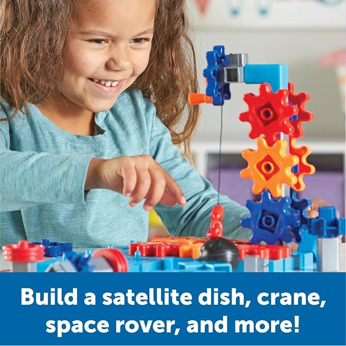 Learning Resources STEM Explorers Machine Makers - 60 Pieces, Ages 5+, Building Montessori Toys, Engineering Activities, Fine Motor Skills - Image 2