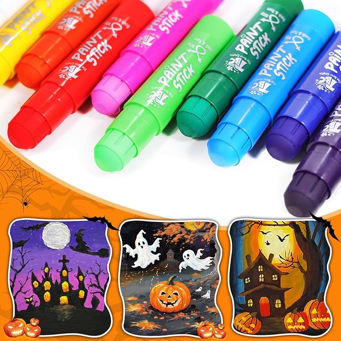 TBC The Best Crafts Paint Sticks,120 Classic Colors, Washable, Non-toxic, Tempera Paint Sticks for Kids and Students (120 Colors（10 * 12 set)