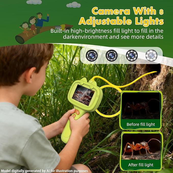 Kids Borescope Camera, STEM Learning Toy for 3+ Years Old Boys Girls - Image 2