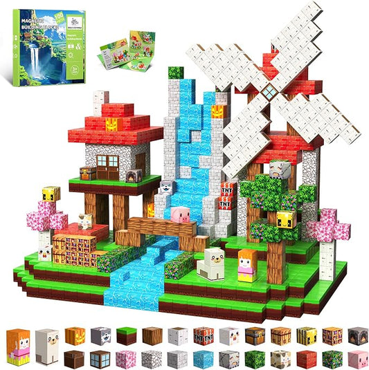 100PCS Magnetic Blocks, Building Cubes, Boys Kids Gifts Toys by SSAWER