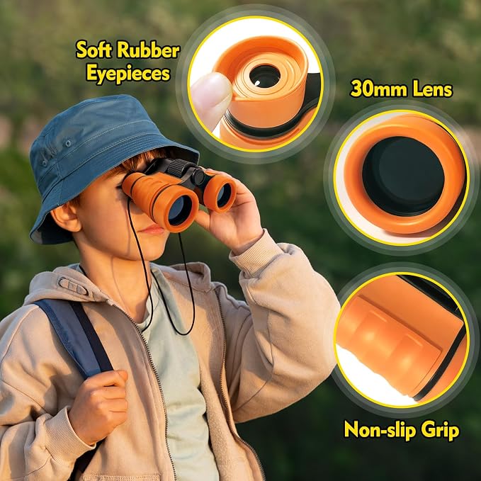Binoculars for Kids, Kids Binoculars for 3-12 Boys Girls, Outdoor Toys - Image 4
