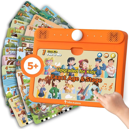 Think Academy Learning Pad for 5+, Age-Optimized Screen-Free Tablet by ThinkAcademy
