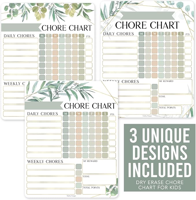 Magnetic Chore Chart for Kids Multiple Kids Chore Board for Home and School - Image 3
