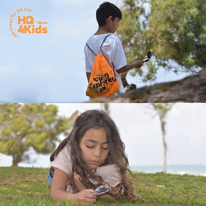 Outdoor Adventure Kit for Kids: Binoculars, Compass, Magnifying Glass & Flashlight. 3-12 Year Old Boys & Girls - Image 4