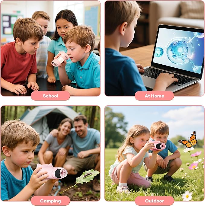 Kids Digital Microscope, 1000X with 2.4" IPS Screen - Image 7