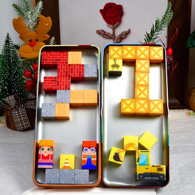 Magnetic Building Blocks 38 Pieces STEM Toy Set Ages 3-8 - Image 7