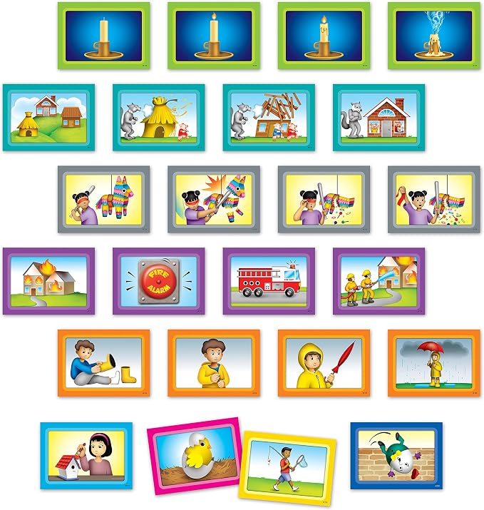 Teacher Created Resources 4-Scene Sequencing Pocket Chart Cards (TCR20848) by TeacherCreatedResourcesOS