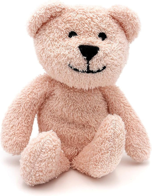 Thermal-Aid Zoo Mini — (Bella The Pink Bear) — Mold-Resistant, Washable Hot & Cold Pack for Kids — Heating and Cooling Pad with Natural Corn Filling — Reusable Plush Toy