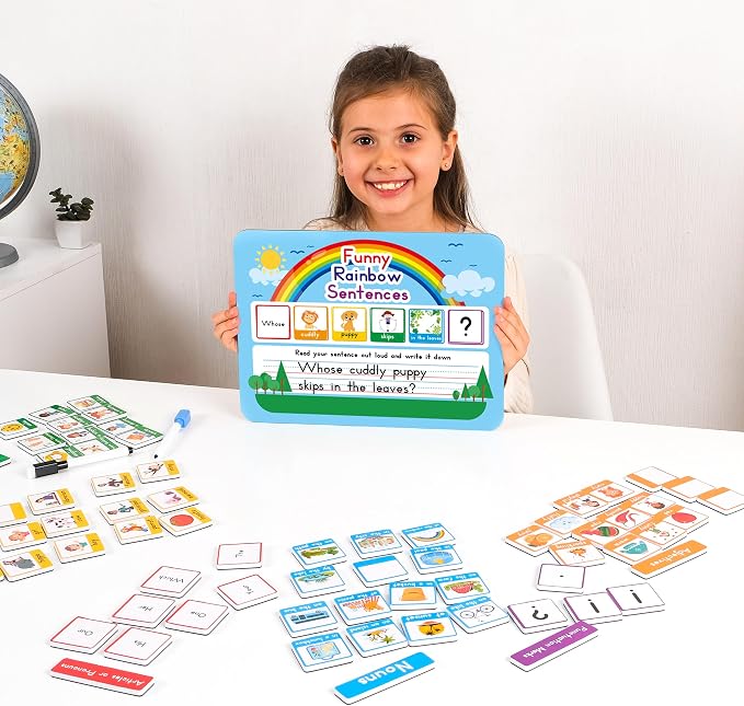 110 PCS Sentence Building Kit for Kids, Speech Speak Spell – Simply Magic - Image 2