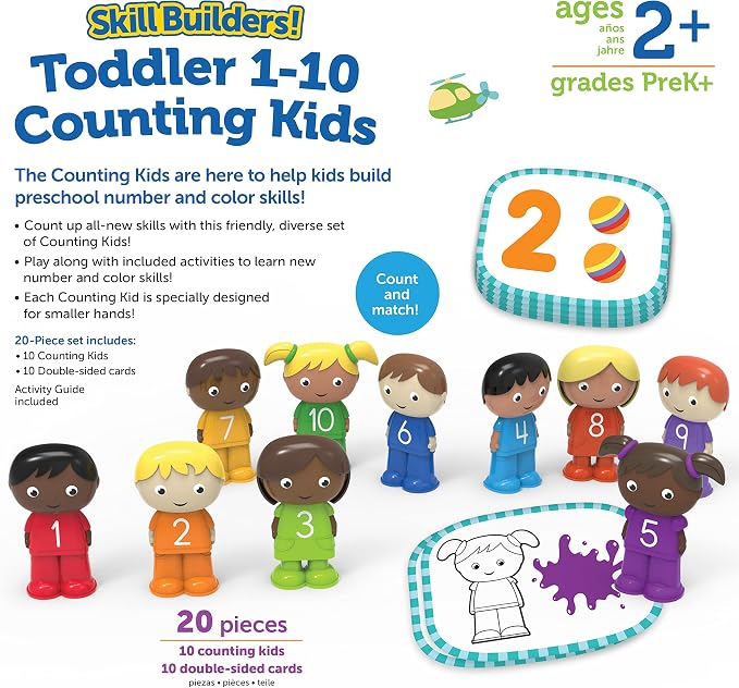 Learning Resources Skill Builders! Toddler 1-10 Counting Kids - Image 6