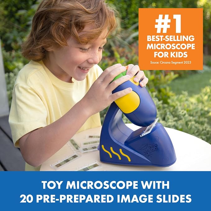 Educational Insights GeoSafari Talking Microscope - Kids Microscope Toy Featuring Bindi Irwin, Interactive STEM Toys and Science Kits for Kids 3-5, Preschool Science for Toddlers - Image 2