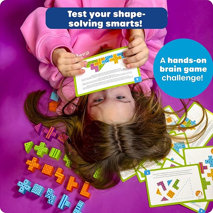 Learning Resources STEM Explorers Brainometry - 3D Puzzle Games for Kids, Kids Travel Games, Brain Teaser Puzzles, Pattern Memory Game, Brain Game Toys, Classroom Toys, 5 Year Old Boy and Girl Gifts - Image 2